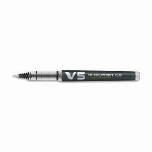PILOT V5 REFILLABLE BLACK 107100101 PK10
