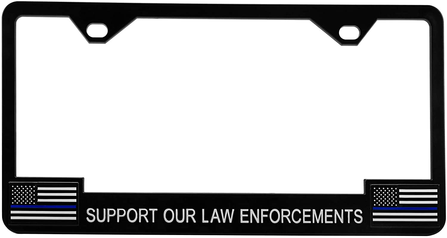 Pilot Automotive WL818 First Responder License Plate Frame, Police Blue