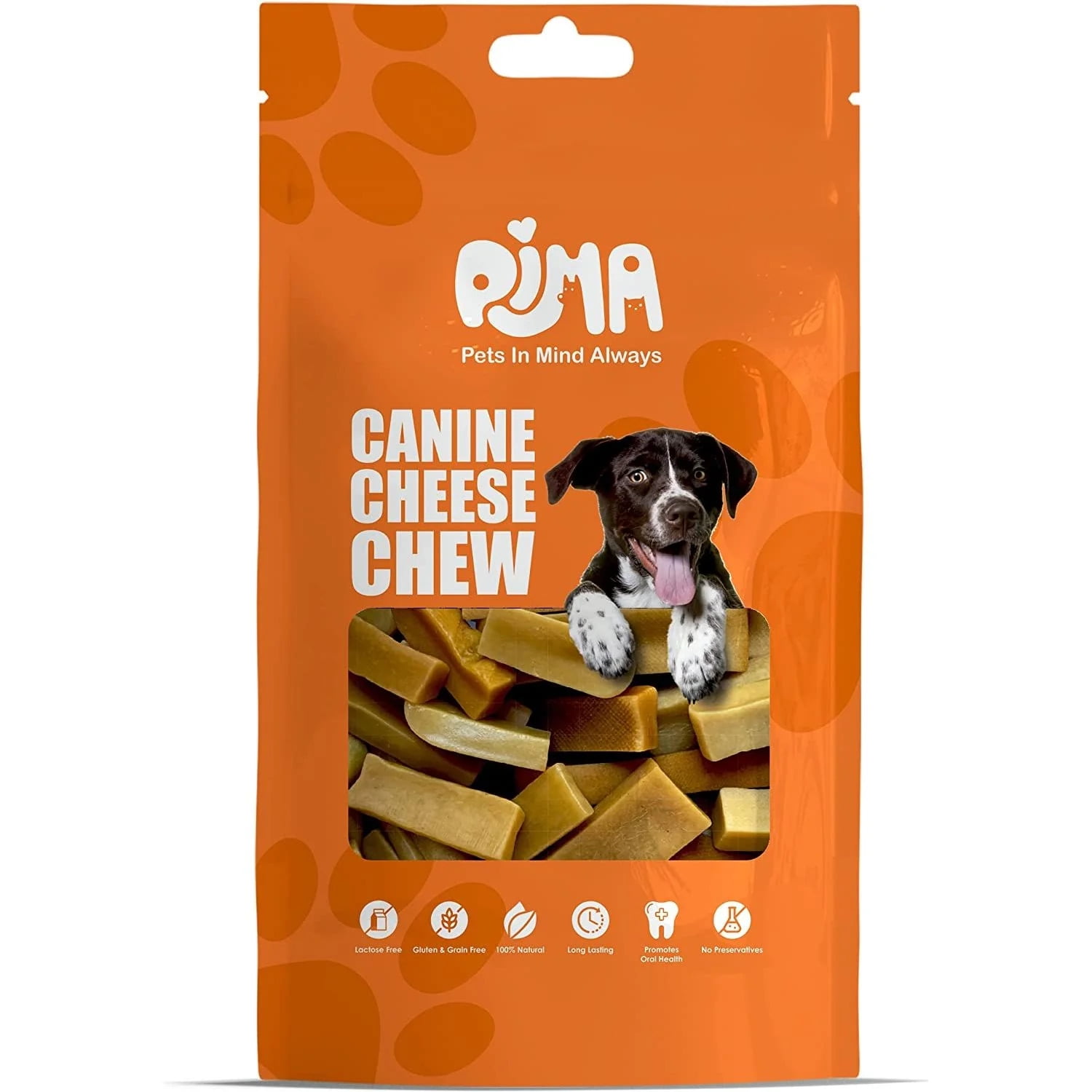 PIMA Canine Cheese Chew for Dogs 1 Pounder Bag