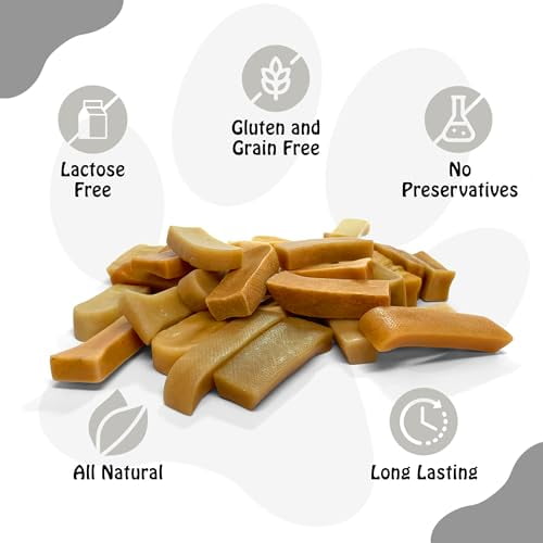 PIMA Canine Cheese Chews, Natural Yak Chews for Dogs 55 lbs or Larger