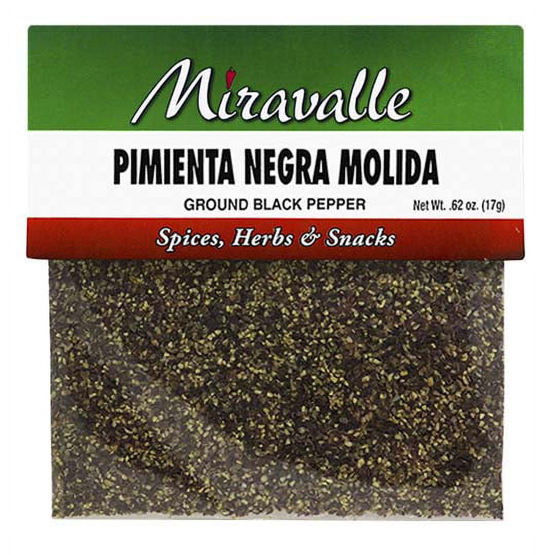  Pimienta Negra Molida / Pimienta Negra Molida - 3.5 oz : Comida  Gourmet y Alimentos