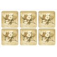 thumbnail image 1 of Pimpernel Sugar Magnolia Coasters S/6 4.25" Sq, 1 of 6