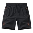 thumbnail image 1 of PIMSSY Men Casual Shorts Lightweight Athletic Breathable Summer Comfort Wear With Pockets Solid Color Outdoor Male Stylish Bottoms, 1 of 9