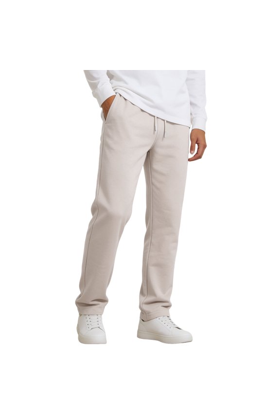 Men Pants Casual Trousers Comfortable Flat Front Solid Color Versatile Everyday Wear Slim Fit Chino Pants For Business Casual Male Soft Slacks