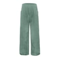 thumbnail image 1 of PIMSSY Men Pants Corduroy Casual Classic Comfort Fit Relaxed Straight Leg Pants Soft Ribbed Fabric Everyday Durable Versatile Bottoms For Business Leisure Outings Male Relaxed Fit Solid Color Slacks, 1 of 8