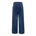 thumbnail image 1 of PIMSSY Men Pants Corduroy Casual Classic Comfort Fit Relaxed Straight Leg Pants Soft Ribbed Fabric Everyday Durable Versatile Bottoms For Business Leisure Outings Male Cozy Solid Color Slacks, 1 of 8