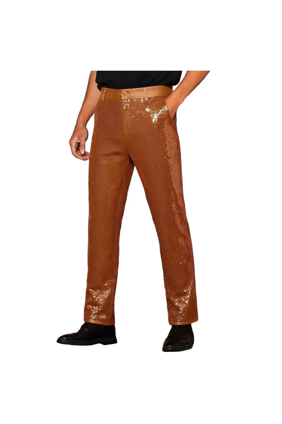 Men Pants Trim Slim Fit Casual Trousers Formal Evening Party Dress Pants With Comfortable Stretch Fabric Male Holiday Solid Color Slacks