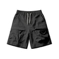 thumbnail image 1 of PIMSSY Men Shorts Summer Lightweight Functional Workwear Shorts Loose Fit Casual Cropped Shorts Solid Color Outdoor Male Birthday Bottoms, 1 of 6
