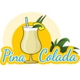 thumbnail image 1 of PINA COLADA 48" Concession Decal sign cart trailer stand sticker equipment, 1 of 3