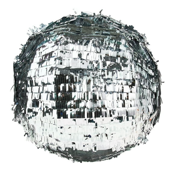 Silver 3D Disco Ball Party Pinata, 12", by Way To Celebrate