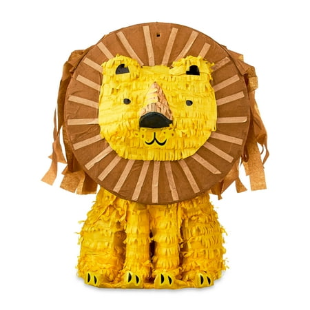 Yellow/Brown Lion Party Pinata, 10.25" x 15", by Way To Celebrate