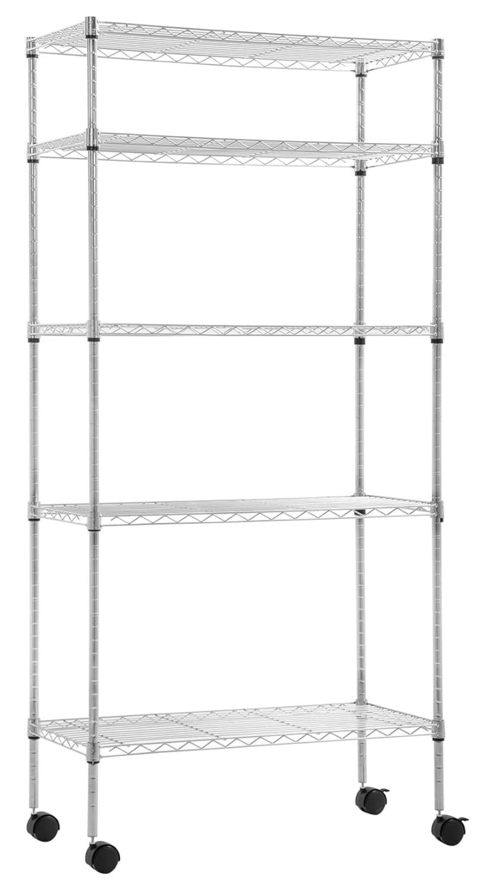 PINDEE 14"x30"x60" Storage Shelves Heavy Duty Shelving 5 Tier Layer