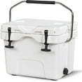 thumbnail image 1 of PINDEE 16 Quart Cooler, 24 Can Insulated Ice Chest Box with Heavy Duty Handle and 2 Cup Holders, 3-5 Days Ice Retention, Portable Leakproof Hard Cooler for Camping, Fishing, Picnic, Outdoor, 1 of 6