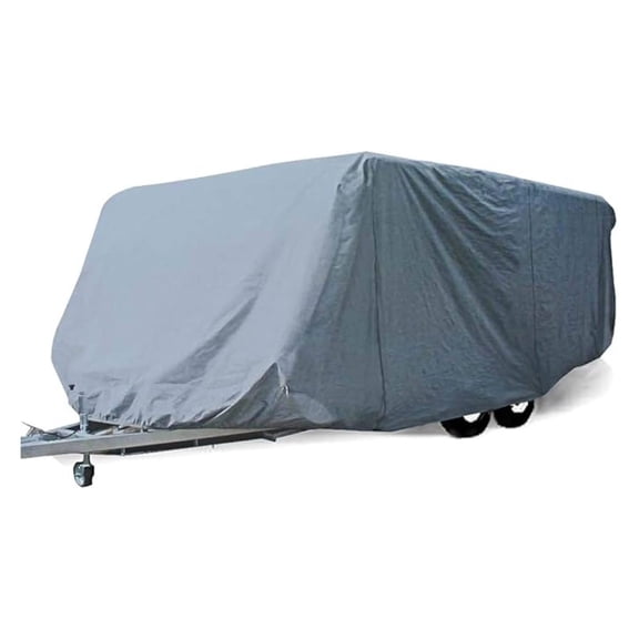 PINDEE Economic Guard Travel Trailer Camper Cover, Breathable RV Trailer Cover Fits 10 feet to 11 feet