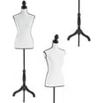 thumbnail image 1 of PINDEE Manikin Adjustable Female Dress Form 60-67 Inch, Height Adjustable Torso with Tripod Stand, Professional Display for Clothing Retail Store.60-67 Inches,Cream, 1 of 14
