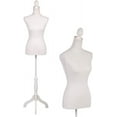thumbnail image 1 of PINDEE Manikin Adjustable Female Dress Form 60-67 Inch, Height Adjustable Torso with Tripod Stand, Professional Display for Clothing Retail Store.60-67 Inches,White, 1 of 7