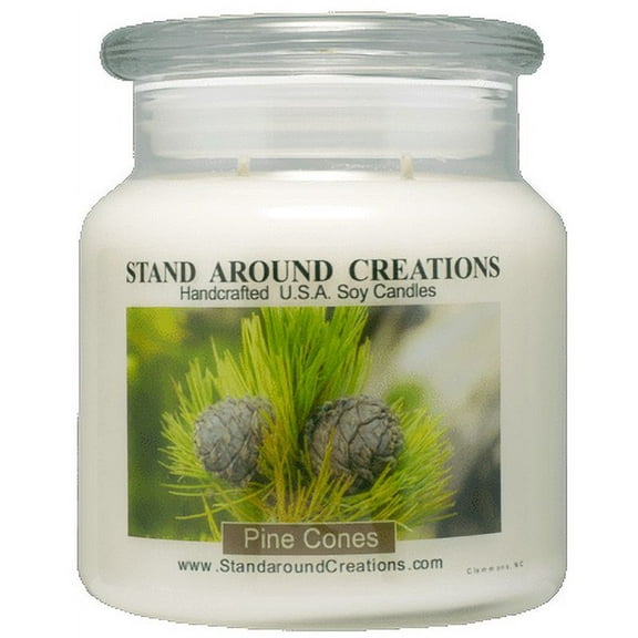 PINE CONES APOTHECARY 16-OZ. ALL NATURAL SOY CANDLE