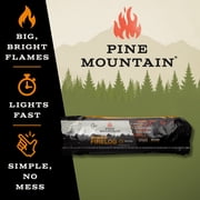 Pine Mountain 3-Hour Fire Log, Clover Shape, Single Log
