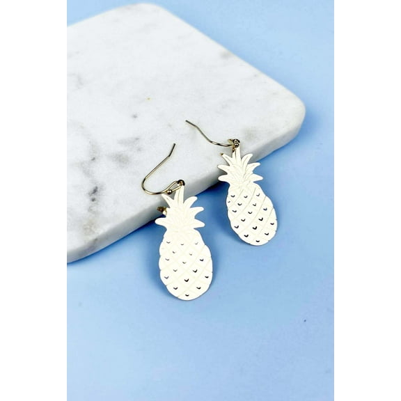 PINEAPPLE DROP EARRINGS