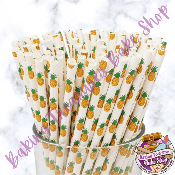 PINEAPPLE Paper Straws*