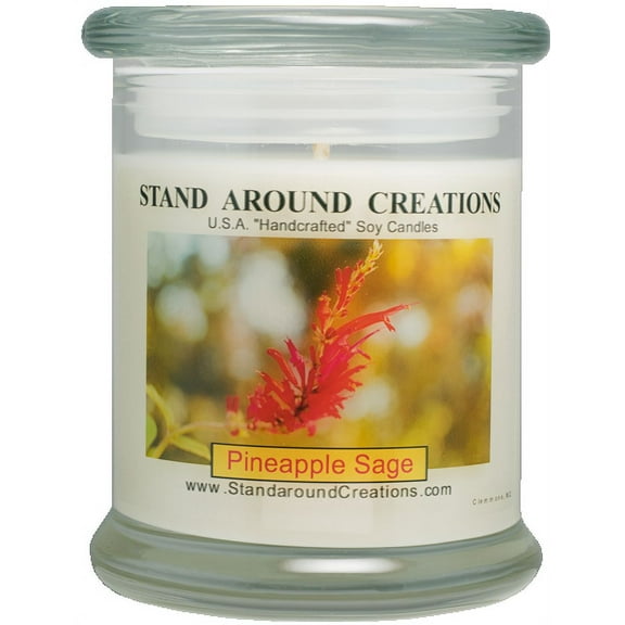 PINEAPPLE / SAGE STATUS 12-OZ. ALL NATURAL SOY CANDLE