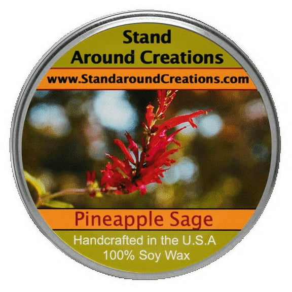 PINEAPPLE / SAGE TUREEN 3-OZ. ALL NATURAL SOY CANDLE