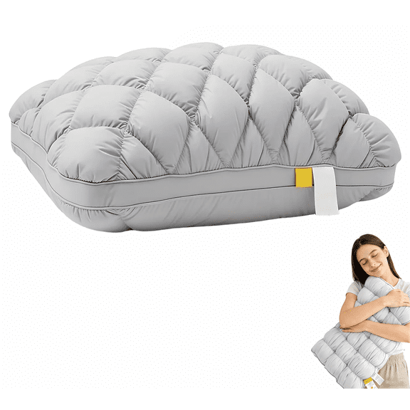 THIS PINEAPPLE-SHAPED PILLOW MEASURES 19*29 INCHES, FEATURES A THREE-LAYER FLUFFY DESIGN with BREATHABLE HOLES, PROVIDES 180° OF SOFT SUPPORT, and IS WASHABLE.