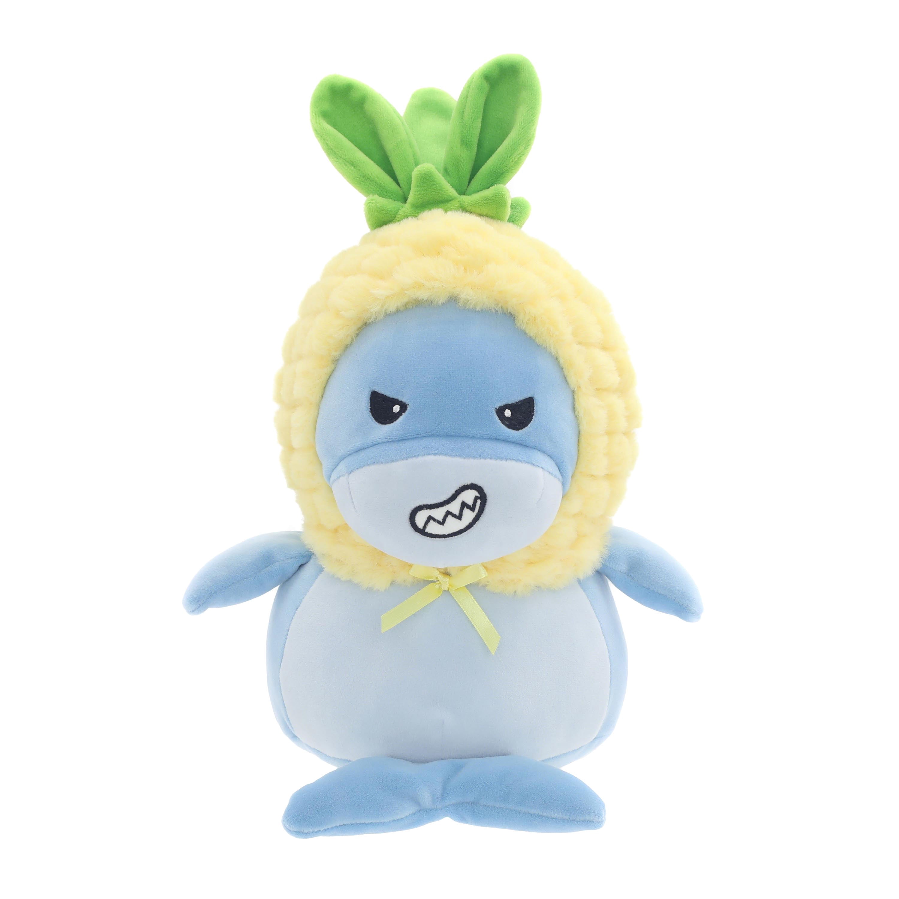 Animal Adventure® Bonnibels 10" Pineapple Shark Stuffed Plush Toy