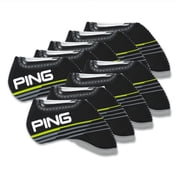 PING 2024 جولف غطاء رأس حديد 9 قطع نيوبرين - أسود