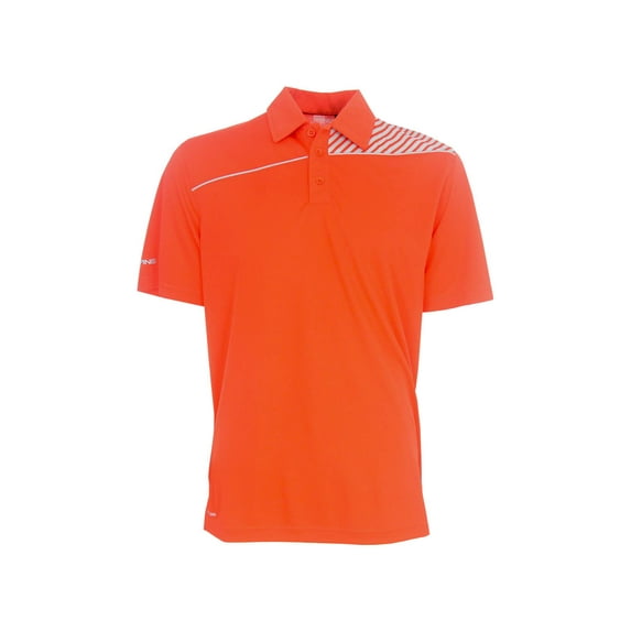PING Golf Men's Approach Sensorcool Polo Shirt, Medium Orange -