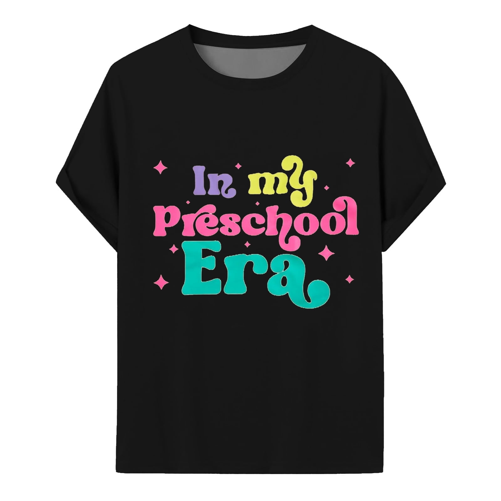PINGCHZERY Short Sleeve Toddler Shirt First Day of Kindergarten Shirt