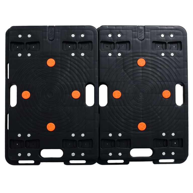 PINGCNG Ergonomic 2-Piece Heavy Duty Moving Dolly Set for Easy 