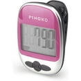 thumbnail image 1 of PINGKO Best Pedometer for Walking Accurately Track Steps Multi-Function Portable Sport Pedometer Step/Distance/Calories Counter Fitness Tracker - Pink, 1 of 10