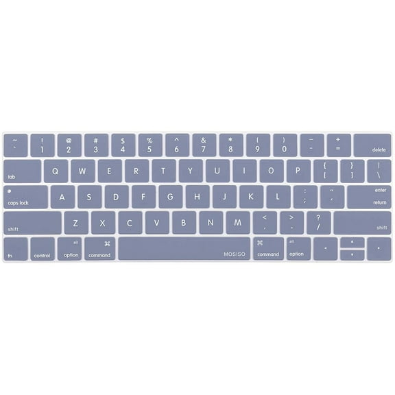 PINHEN 2 Pack Keyboard Cover Compatible with MacBook Pro with Touch Bar 13 and 15 inch 2019 2018 2017 2016 (Model: A2159, A1989, A1990, A1706, A1707), Silicone Skin Protector