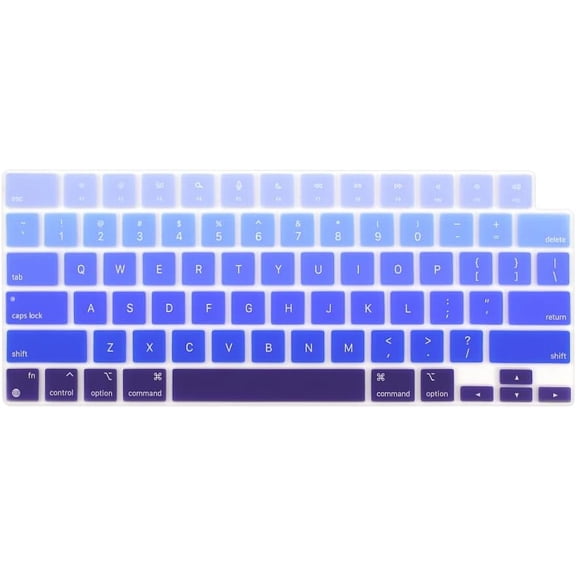 PINHEN 2 Pack Keyboard Cover Skin for 2024-2022 MacBook Air 13.6 inch 15.3 inch M3 M2 Chip A2681 A2941 U.S Enter TPU Protector for MacBook Air 13'' 15'' M3 M2 2024 2023 2022 Accessory