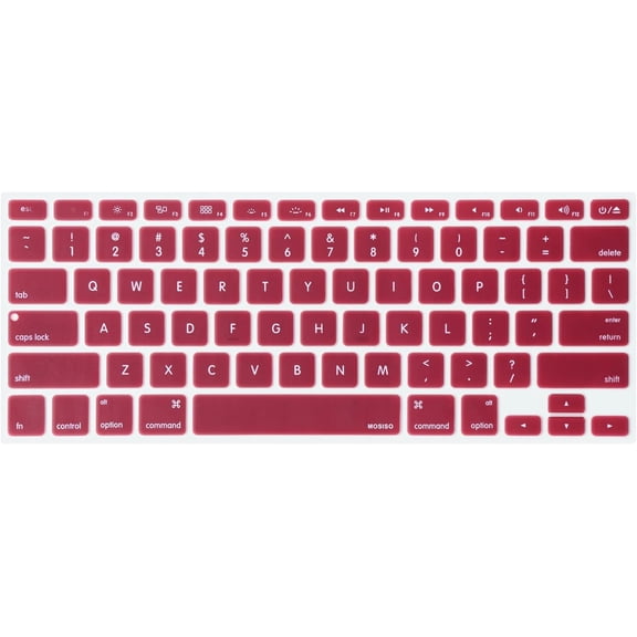 PINHEN 2 Pack Silicone Keyboard Cover Compatible with MacBook Air 13 inch A1466 A1369 2010-2017&Compatible with MacBook Pro 13/15 inch (with/without Retina Display, 2015 or Older Version)