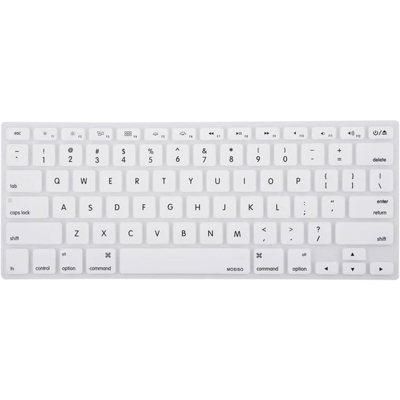 PINHEN 2 Pack Silicone Keyboard Cover Compatible with MacBook Air 13 inch A1466 A1369 2010-2017&Compatible with MacBook Pro 13/15 inch (with/without Retina Display, 2015 or Older Version)