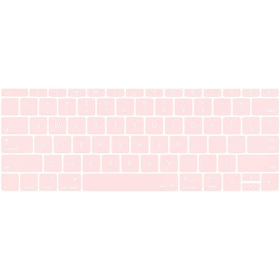 PINHEN 2 Pack Silicone Keyboard Cover Protective Skin Compatible with MacBook Pro 13 inch 2017 2016 Release A1708 without Touch Bar & Compatible with MacBook 12 inch A1534