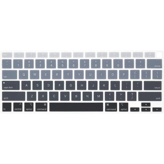 PINHEN 2 Pack Ultra Thin Silicone Keyboard Cover Skin for MacBook Air 13 Inch 2021 2020 with Touch ID (MODLE A2179 and A2337 Apple M1 Chip, US Layout) Keyboard Accessories Protector