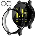 thumbnail image 1 of PINHEN 2Pack Compatible with Galaxy Watch Active 2 Screen Protector Case 40mm 44mm, Bumper Full Around Cover for Samsung Galaxy Watch Active2 40mm 44mm, 1 of 7