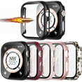 thumbnail image 1 of PINHEN 6 Pack for 2022 Apple Watch SE Series 6/5/4 40mm Case with Tempered Glass Screen Protector,Slim Guard Bumper Full Coverage Hard PC Protective Cover HD Ultra-Thin Cover for iWatch 40mm Accessori, 1 of 7