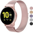 thumbnail image 1 of PINHEN Metal Bands Compatible with Galaxy Watch 6 Band/Galaxy Watch 5/Galaxy Watch 4 Band, Galaxy Watch 5 Pro/Watch 6 Classic/Galaxy Watch 3/Active 2, 20mm Stainless Steel Wristbands, 1 of 7