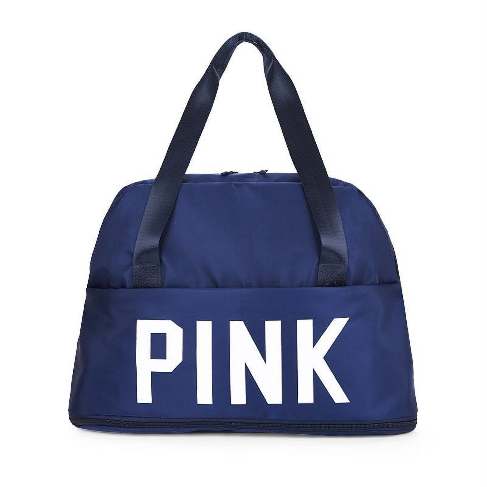 PINK Expandable Duffel Bags - Blue - Walmart.com
