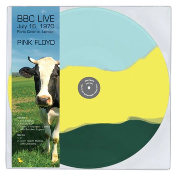 PINK FLOYD Paris Cinema. London BBC July 16. 1970 (Blue/Yellow/Green Vinyl) Records & LPs