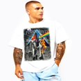 PINK FLOYD THE DARK SIDE OF THE MOON WHITE T SHIRT THE CLASSIC ROCK