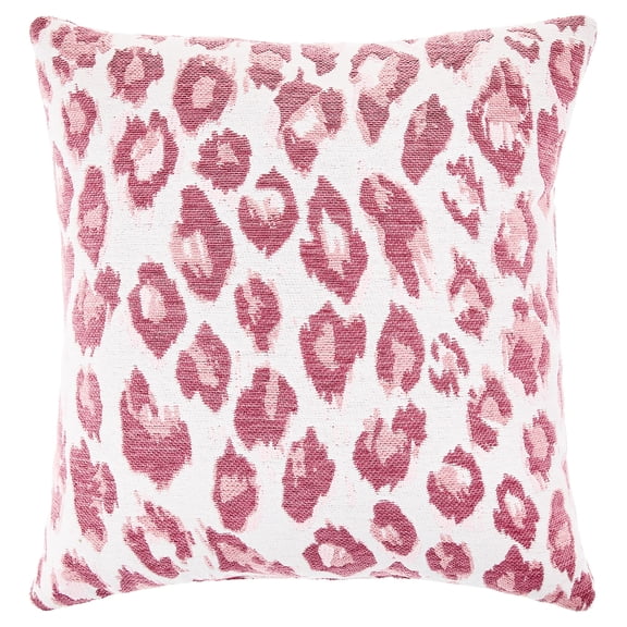Mainstays 18" x 18" Pink Leopard Print Decorative Pillow
