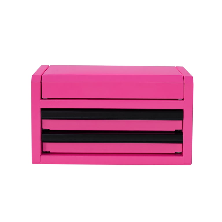 Hyper Tough Mini 10-inch 2-Drawer Steel Toolbox – Pink - Walmart.com