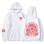 F-O-X PEOPLE PINK-Palm-PUFF Hoodies Sweatshirts,PALM Hooded Hoodie Pullover Long Sleeves Sports Wears,Fashion Hip Hop Streetwears with Pockets for Women Teen Girls