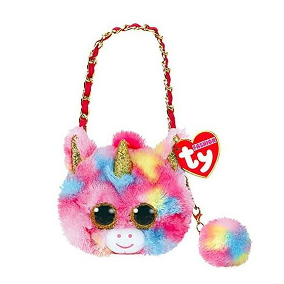 PINK SPOTTED UNICORN PURSE