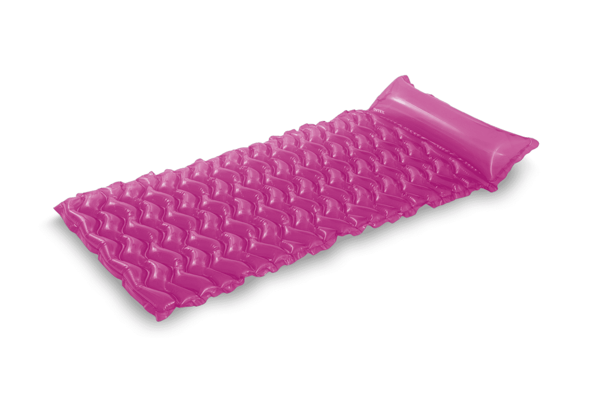 Intex Inflatable Pink Tote-N-Float Wave Mat, 90" x 34"
